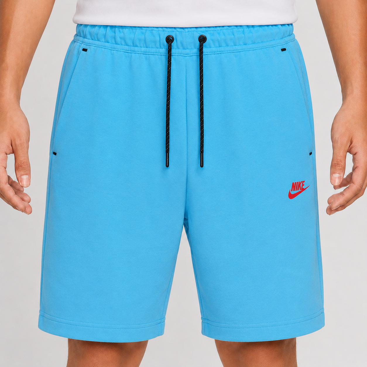 Nike Tech Fleece Šorc - Svetlo Plavi