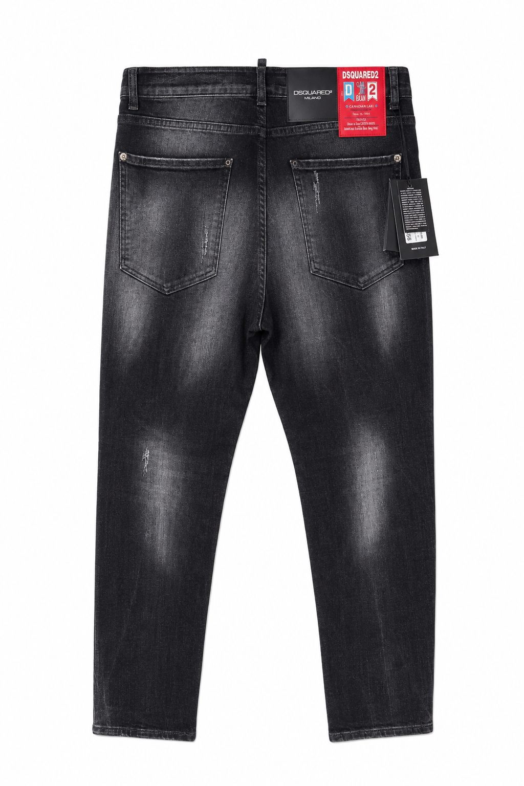 Dsquared2 Philosophy Patch Black Distressed Jeans