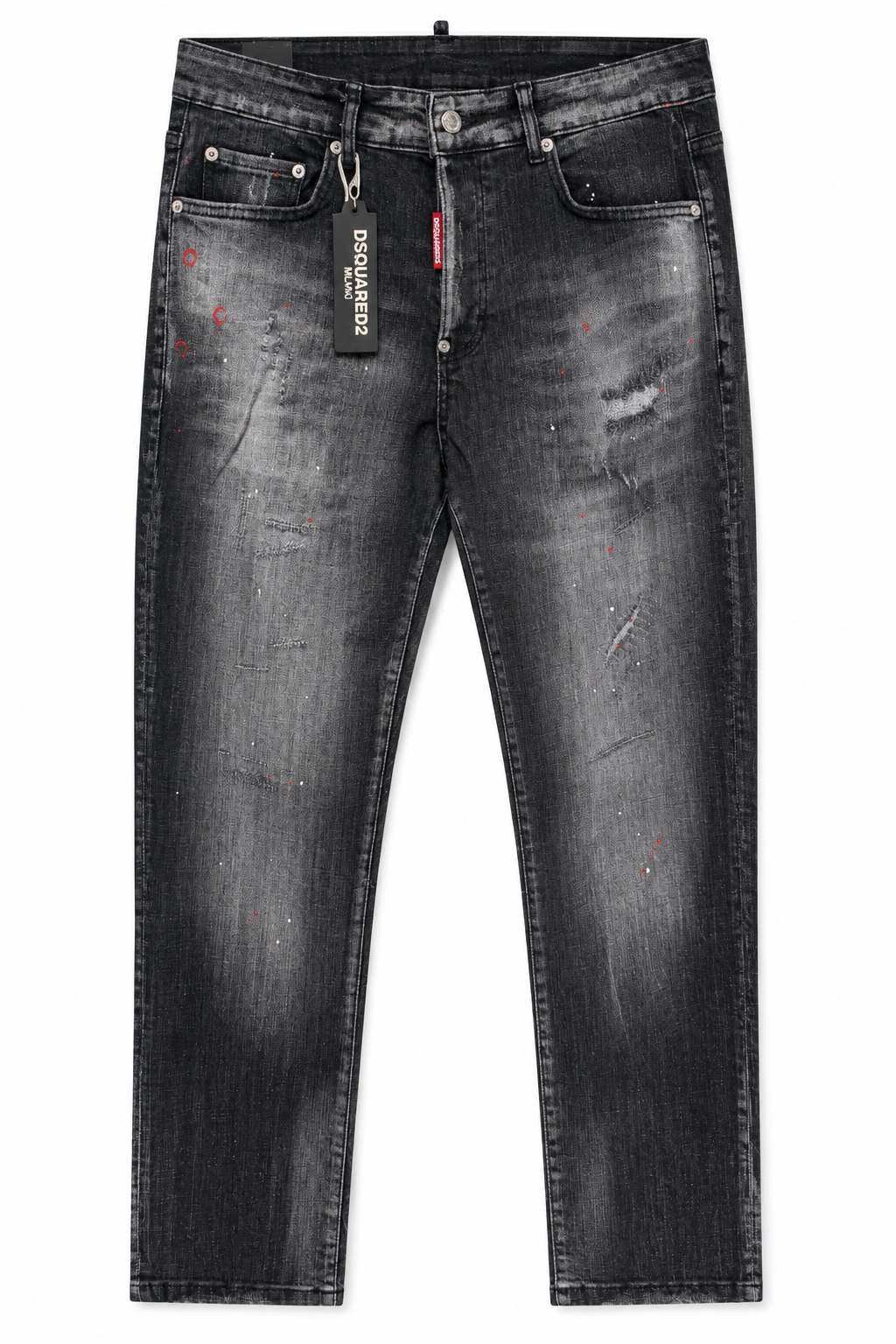 Dsquared2 Icon Forever Black Distressed Jeans