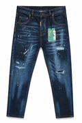 Dsquared2 Short Croton Slim Bottom Distressed Jeans
