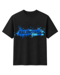 Balenciaga 88 Blue Splash Graphic - Majica