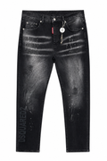 Dsquared2 Philosophy Patch Black Distressed Jeans