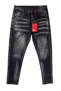 ENJ Premium Graphic Pocket Distressed Jeans