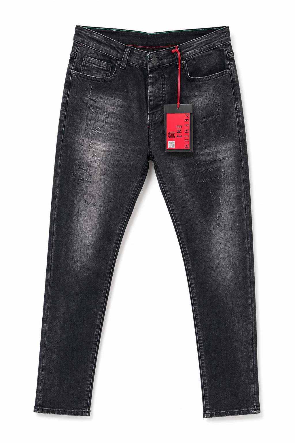 ENJ Premium Black Washed Jeans