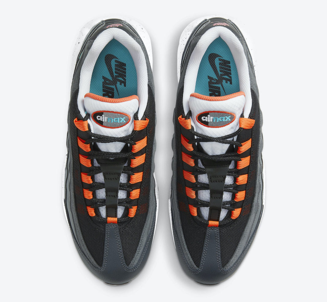 Nike Air Max 95 Grey Orange Teal