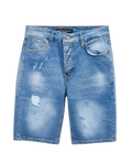 BOSS Light Blue Denim Bermude