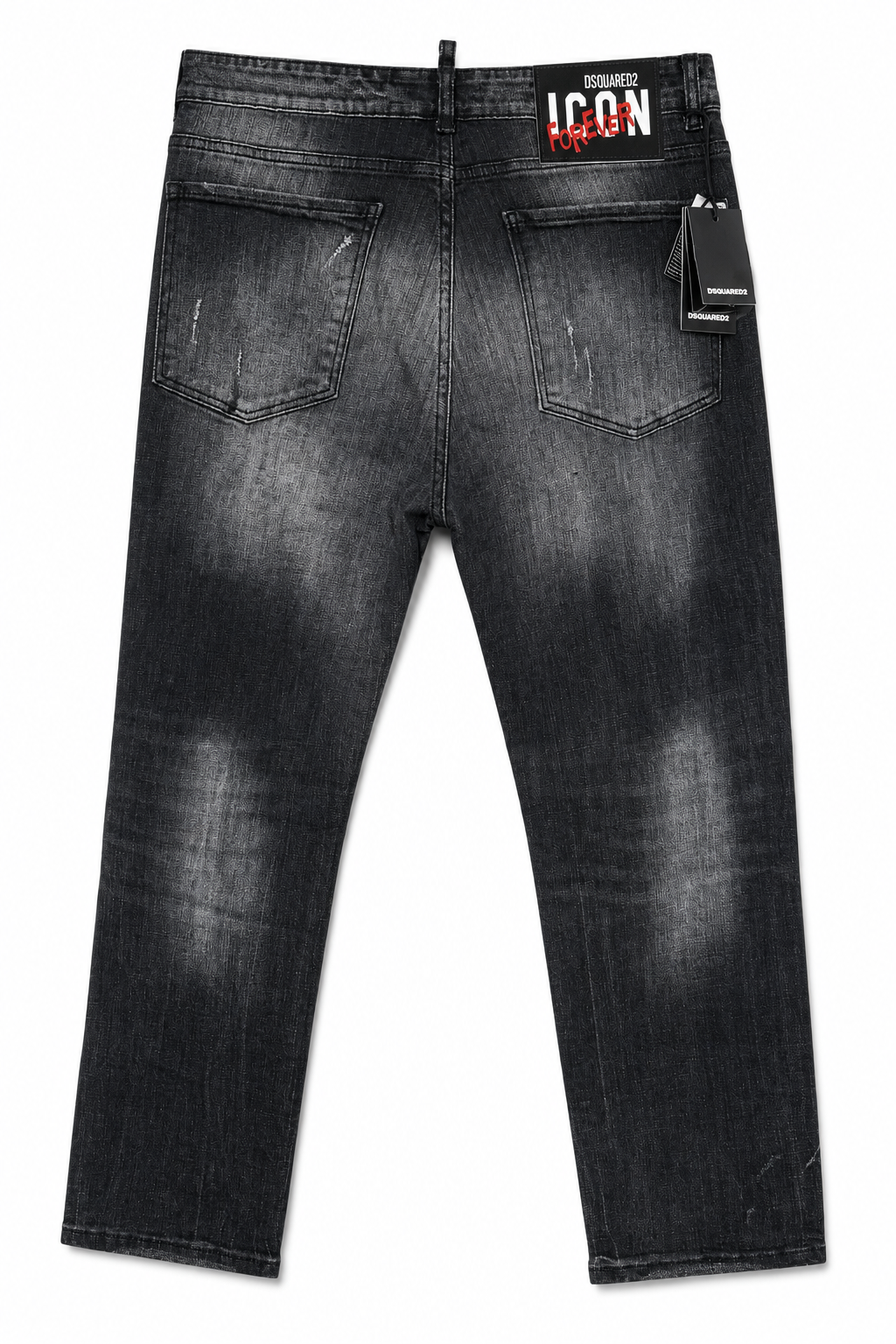 Dsquared2 Icon Forever Black Distressed Jeans