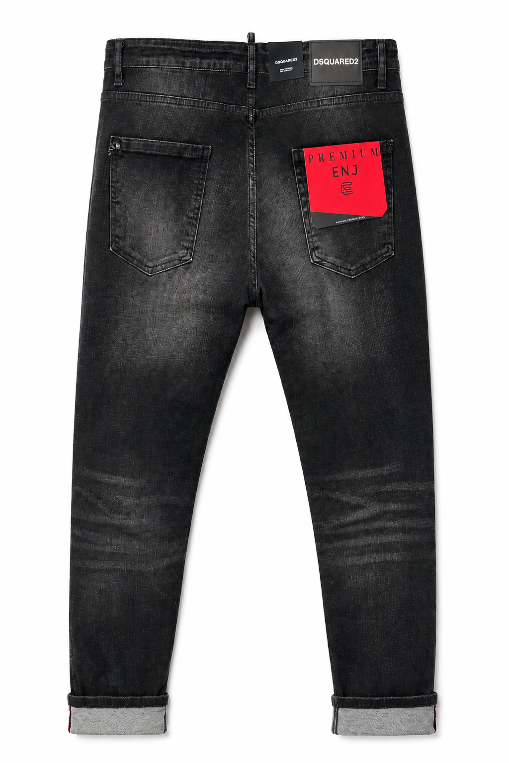 ENJ Premium Black Washed Jeans