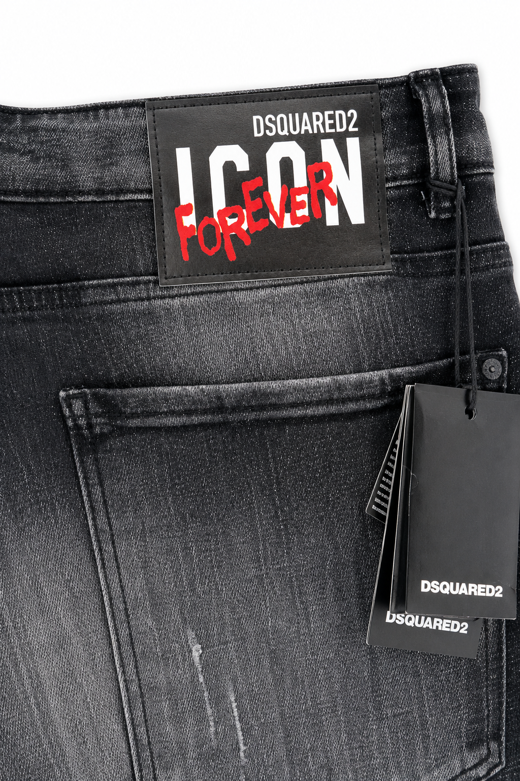 Dsquared2 Icon Forever Black Distressed Jeans