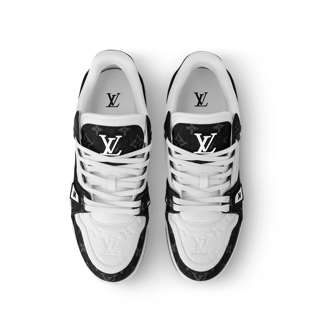 Louis Vuitton LV Trainer  Black White